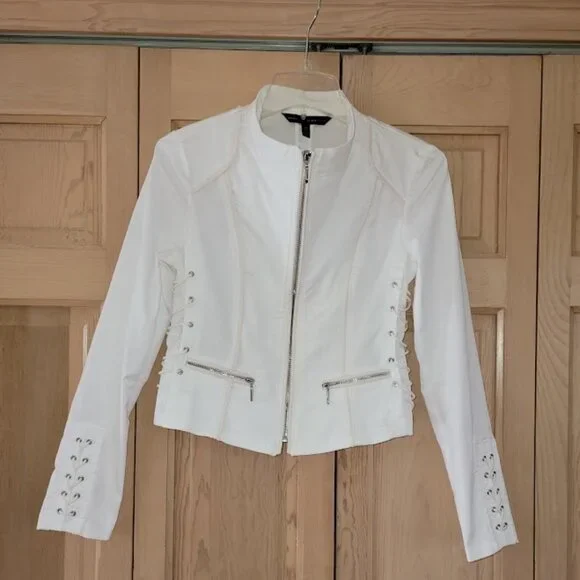 WHBM White Jacket Size 0 - Picture 3 of 6